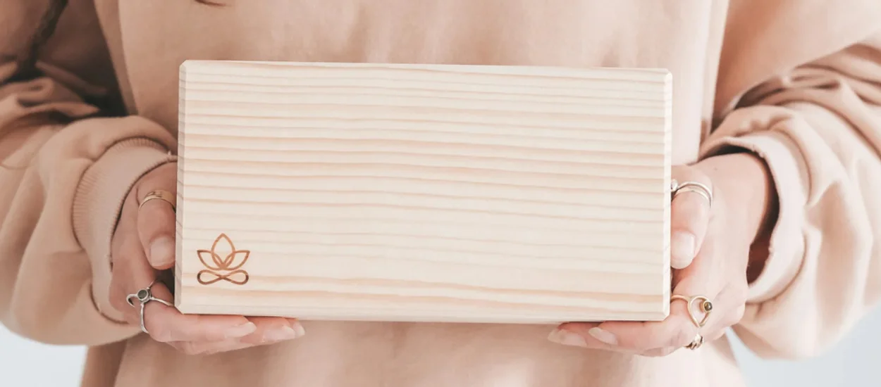 The yoga block - cork or wood