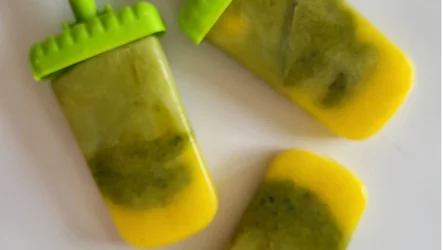 Sladoledne lučke: matcha, mango, bazilika