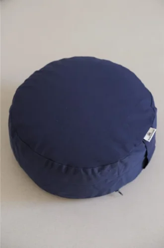 Zafu, organski – blazina za meditiranje – moder