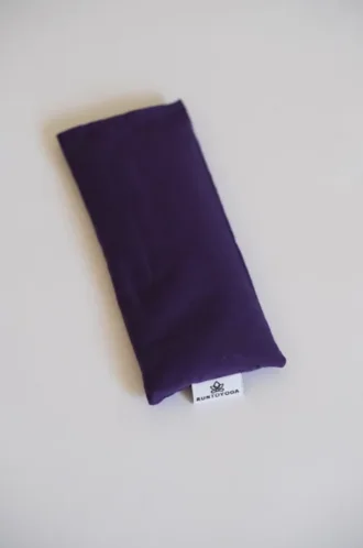 Cuscino per gli occhi in cotone biologico - viola