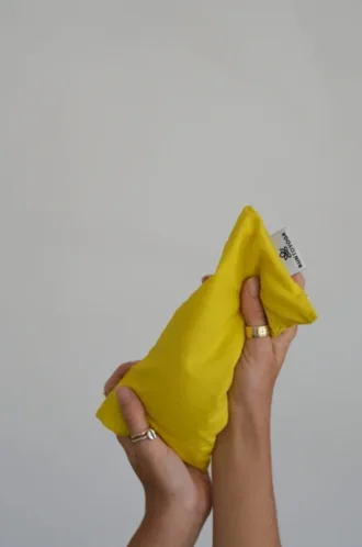 Eye pillow made from organic cotton - Yellow