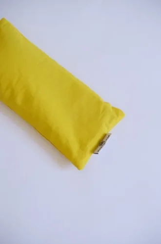 Eye pillow made from organic cotton - Yellow
