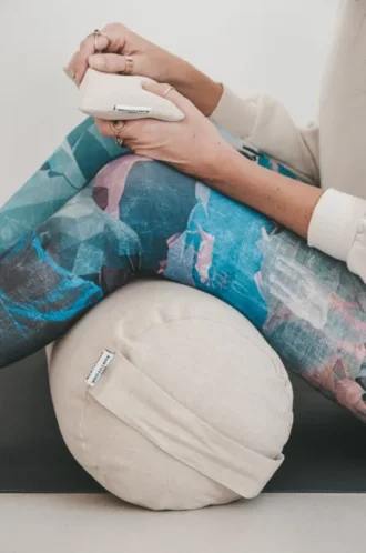 Eye pillow made from organic linen - natural