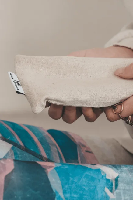 Eye pillow made from organic linen – natural
