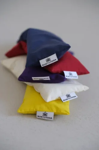 Blazinica za oči iz organskega bombaža - rumena