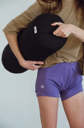 Cuscino, biologico – riempito con cotone – antracite