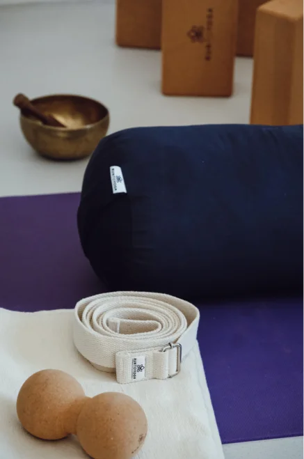 Bolster, organic – filled with cotton – Dark Blue