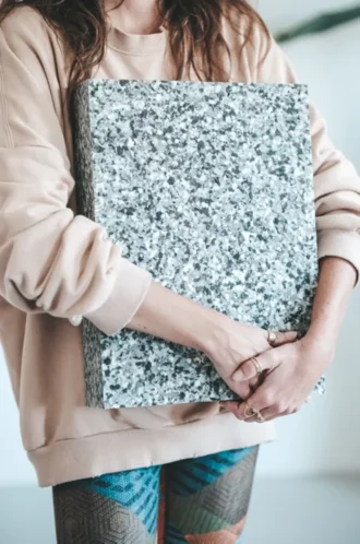 Support block for shoulder stand - foam