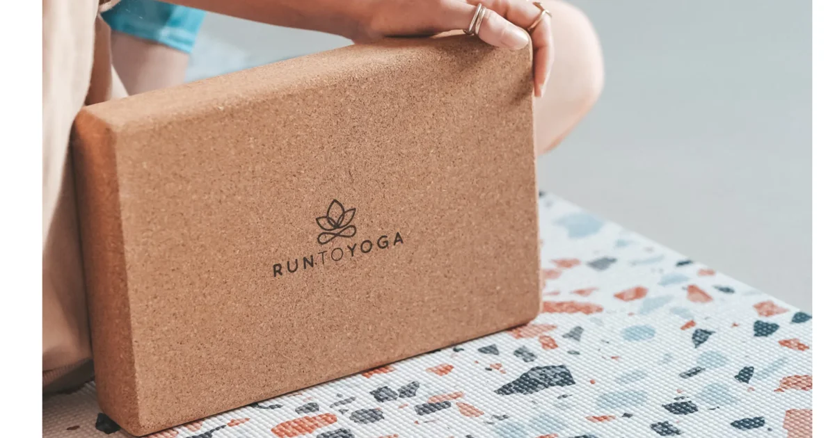 Cork Support Block for Yoga | RunToYoga - Run To Yoga