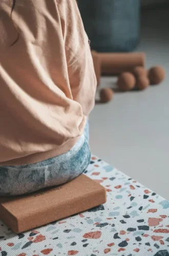 Blok podpora za svečo - 4x pluta