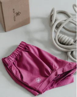 Iyengar shorts with pockets - Raspberry