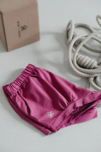 Iyengar shorts with pockets - Raspberry
