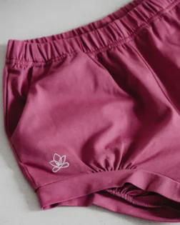 Iyengar shorts with pockets - Raspberry