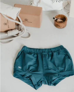 Iyengar shorts with pockets – Petrol