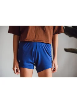 kurze yoga hose damen Iyengar Shorts – Ultramarine Blau