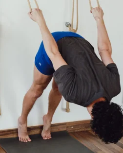 kurze yoga hose damen Iyengar Shorts – Ultramarine Blau