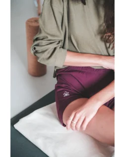 Iyengar Dark Lilac Yoga Shorts for Perfect Freedom of Movement