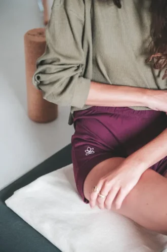 Iyengar shorts – Dark Lilac