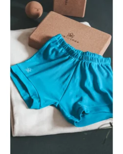 Iyengar Light Blue Yoga Shorts for Perfect Freedom of Movement