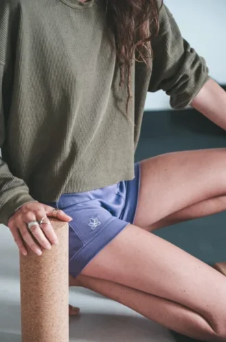 Iyengar kratke hlače – svijetloljubičaste