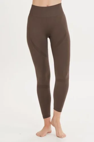 Yuman Nagar nahtlose Leggings – Braun