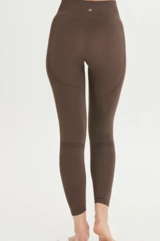 Yuman Nagar nahtlose Leggings – Braun