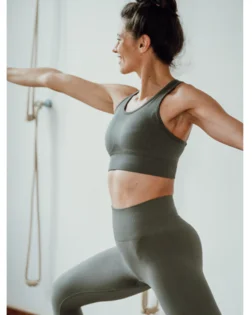 Yuman Balance bešavne tajice – oliva