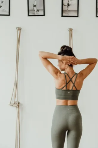 Yuman Balance seamless leggings – olive