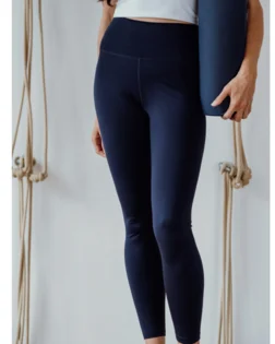 Yuman Franz pajkice z visokim pasom – temno modre