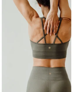 Yuman Balance senza cuciture reggiseno sportivo - oliva