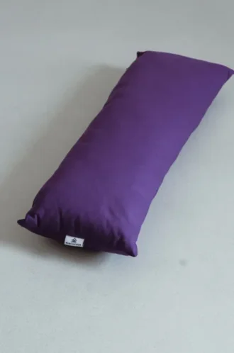 Kissen für Pranayama aus Bio-Baumwolle – lila