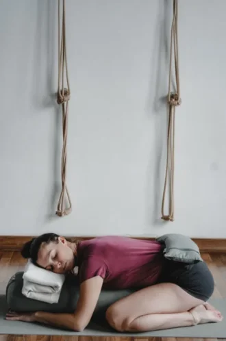 Sacca di sabbia per yoga, 5 kg, riempita, verde