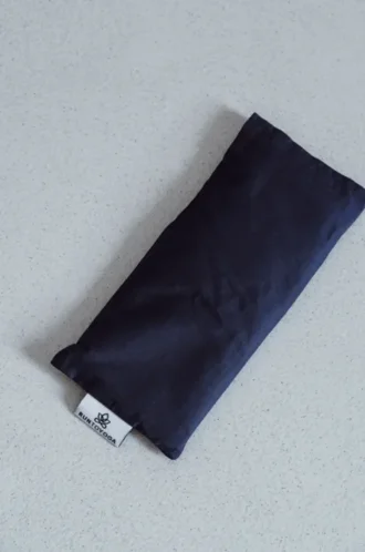 Bolster und Augenkissen - blau