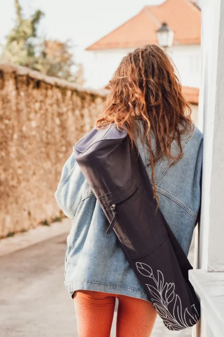 Yoga mat bag – Gardenia Blue