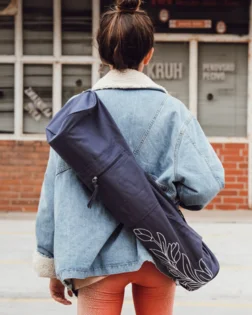 Yoga mat bag – Gardenia Blue