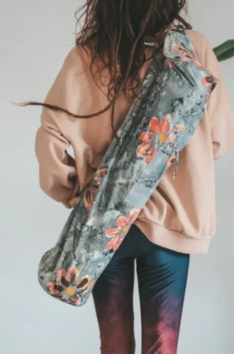 Yoga mat bag – Hibiskus