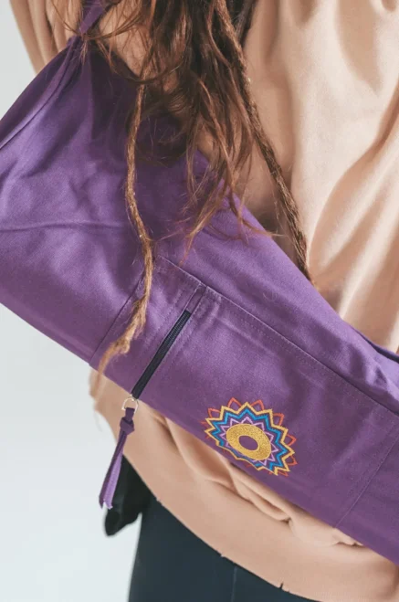 Borsa per tappetino da yoga – Sahasrara Purple
